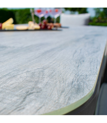 Комплект садовой мебели MARIE стол, диван и 2 стула, серый