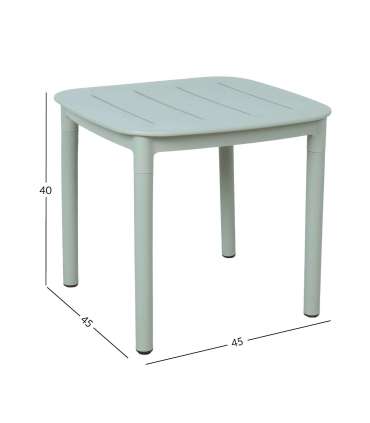 Laud MANGO 45x45xH40cm, rohekashall plas