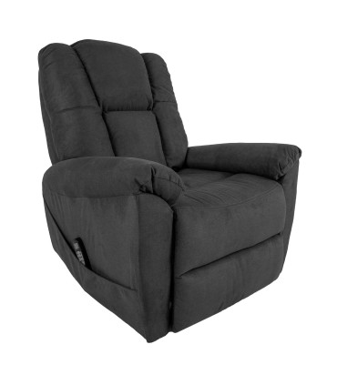 Tugitool SUPERB elektriline lift recliner + massaa˛, tumehall