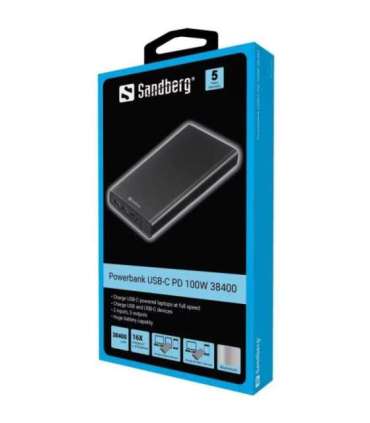 Sandberg 420-63 Powerbank USB-C PD 100W 38400mAh