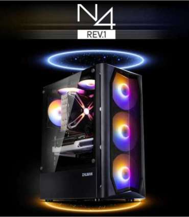 Zalman N4 Rev.1 ATX, RGB fan x6