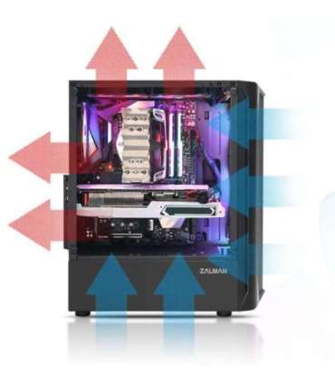 Zalman N4 Rev.1 ATX, RGB fan x6