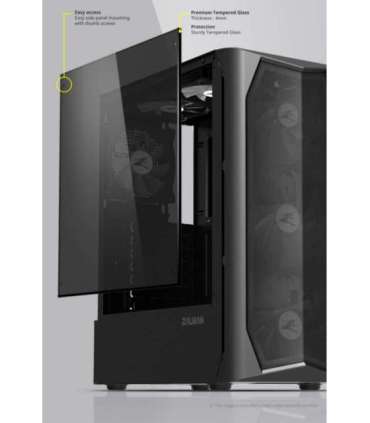 Zalman N4 Rev.1 ATX, RGB fan x6