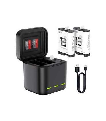 Three-channel battery charger for GoPro Hero 13 Black Telesin (S0-BCG-10-TGP)