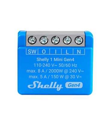 Shelly 1 Mini Gen4 Controller Zigbee/Matter