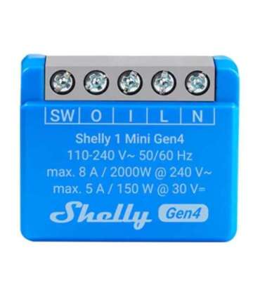 Shelly 1 Mini Gen4 Controller Zigbee/Matter