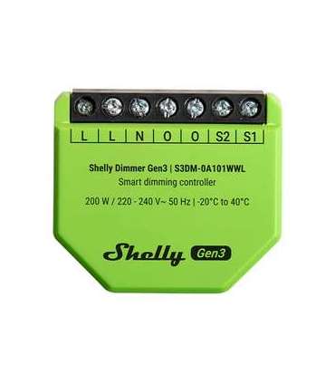 Shelly Dimmer Gen3 WiFi Light Controller