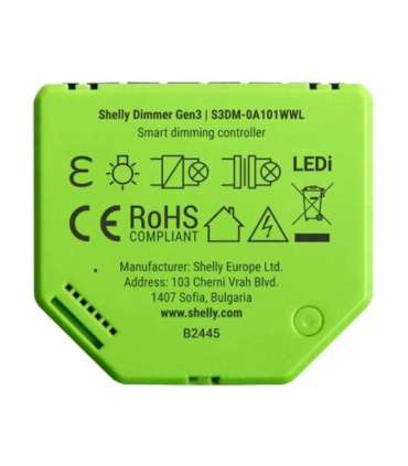 Shelly Dimmer Gen3 WiFi Light Controller