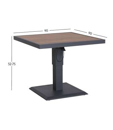 Laud PARKER 85x85xH52-75cm, hall