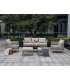 Aiamööblikomplekt MEDINA 7-osaline, beež