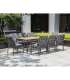Aiamööblikomplekt PARKER laud ja 8 tooli
