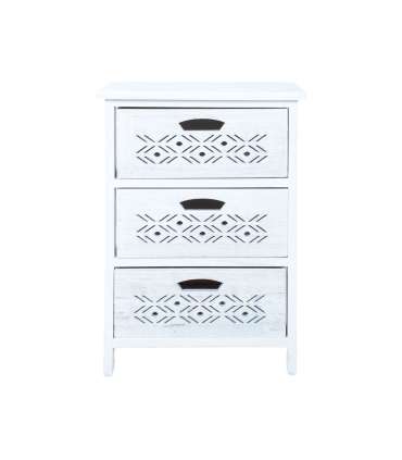 Kummut MIHKLI 3-sahtliga 40x29x58cm, valge