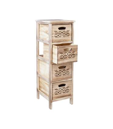 Kummut MIHKLI 4-sahtliga 26x32x81cm, naturaalne