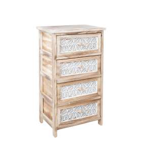 Kummut KASEKE 4-sahtliga 40x29x73cm, naturaalne