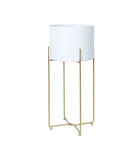 Lillepostament DEIA WHITE L 24,5x23,5xH5