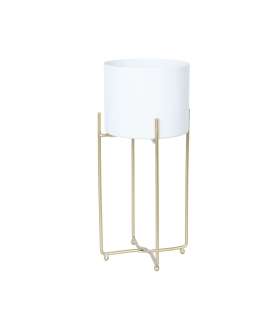 Lillepostament DEIA WHITE M 21,5x20,5xH4