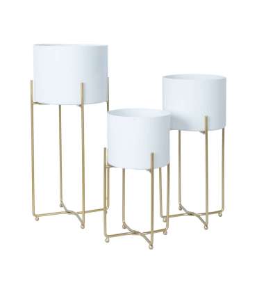 Lillepostament DEIA WHITE M 21,5x20,5xH4