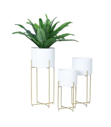 Lillepostament DEIA WHITE S 19,5x18xH37c