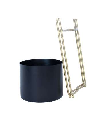 Lillepostament DEIA BLACK M 21,5x20,5xH4