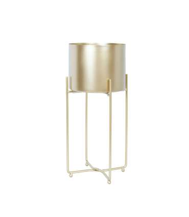 Lillepostament DEIA GOLD M 21,5x20,5xH47cm, kuldne