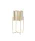 Lillepostament DEIA GOLD S 19,5x18xH37cm, kuldne