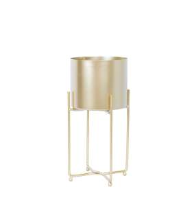 Lillepostament DEIA GOLD S 19,5x18xH37cm, kuldne