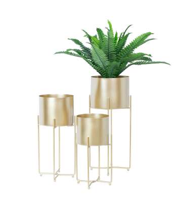 Lillepostament DEIA GOLD S 19,5x18xH37cm