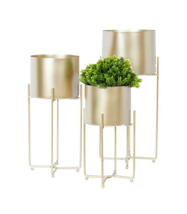 Lillepostament DEIA GOLD S 19,5x18xH37cm