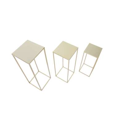 Lillepostament DEIA CHE L 25x25xH70cm, kuldne