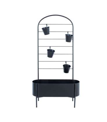 Lillepostament DEIA 70,5x26xH137cm, must