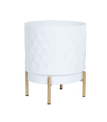 Lillepotiümbris DEIA D21xH26cm, valge/ku