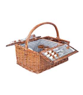 Piknikukorv GINO 4-le 46x33xH22/40cm