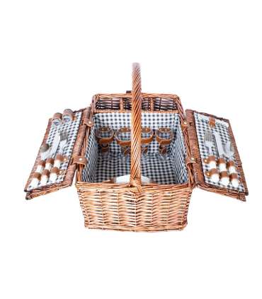 Piknikukorv GINO 4-le 46x33xH22/40cm