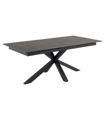 Söögilaud HEAVEN 200/240x100xH76cm, must