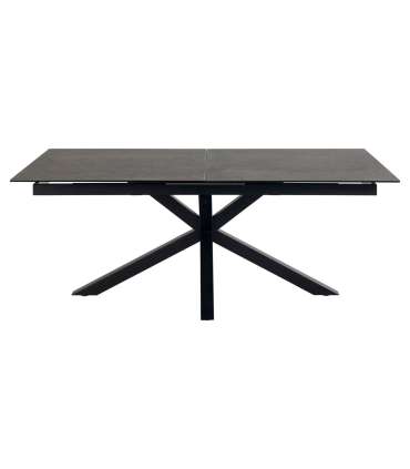 Söögilaud HEAVEN 200/240x100xH76cm, must