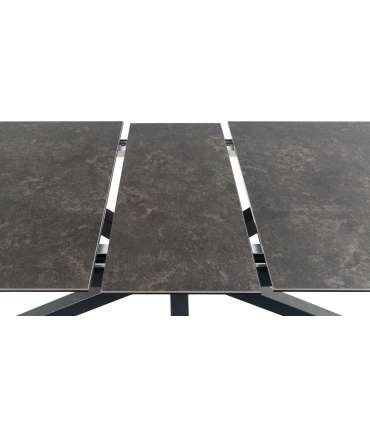 Söögilaud HEAVEN 200/240x100xH76cm, must