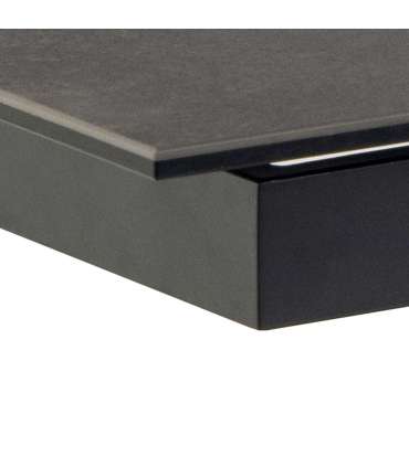 Söögilaud HEAVEN 200/240x100xH76cm, must