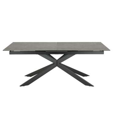 Söögilaud IRWINE 200/240x100xH76cm, must