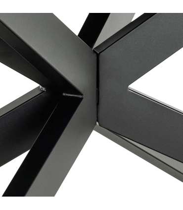 Söögilaud IRWINE 200/240x100xH76cm, must