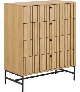 Kummut ALBANY 80,6x40xH100,1cm, naturaalne