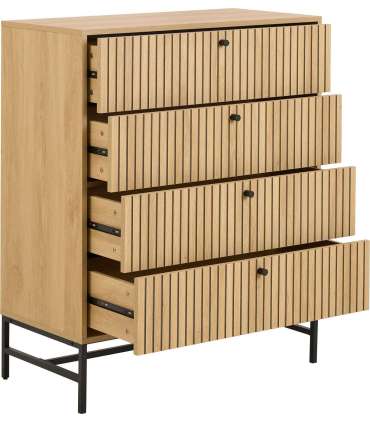 Kummut ALBANY 80,6x40xH100,1cm, naturaalne