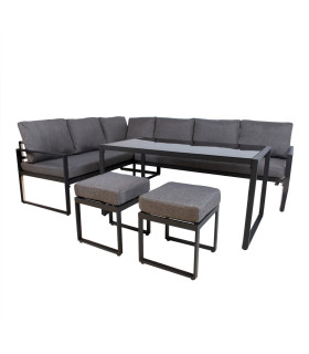 Комплект LEIPZIG угловой диван, 2 тумбы, стол