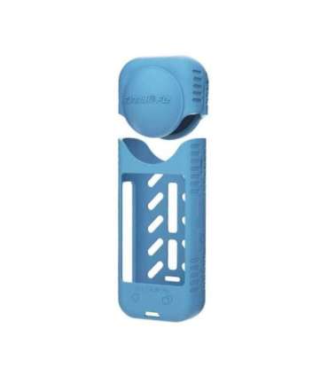 Silicone protective case + lens cover Sunnylife for Insta360 X4 (blue)