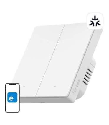 M5-2C-86W WiFi Matter smart wall switch (2-channel)