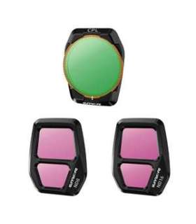 Sunnylife A3S-FI925CPL adjustable lens filter, CPL+ND8+ND16 for AIR 3S 3pcs