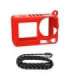 Sunnylife OA5-BHT885-R silicone case with strap for ACTION 5 PRO (red)