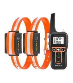 Rojeco PD5291000m Dog Training Collar with 2 Collars