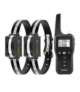 Rojeco PD529 1000m Dog Training Collar with 2 Collars (black)