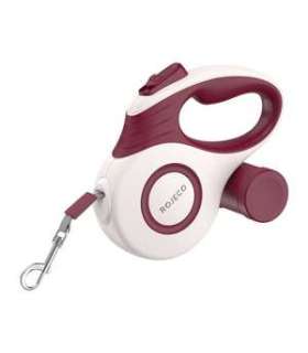 Rojeco A12 5M Automatic Retractable Dog Leash (red)