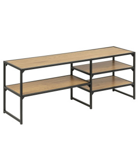TV-laud SEAFORD 120x33xH46cm, 3 riiuliga, metsik tamm